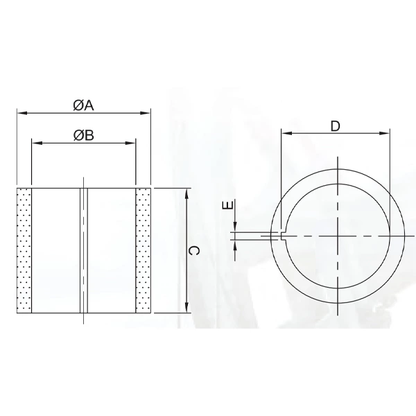 Straight Tube Sleeve With Keyway