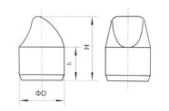 Super Carbide Tooth For Oilfield Exploration