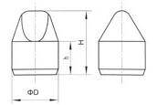 Super Carbide Tooth For Oilfield Exploration
