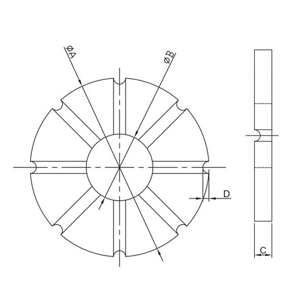Thrust Sleeve With Oil Groove
